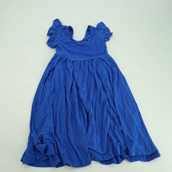 Little Sleepies Play Blue Twirl Dress Girls Kids 6 FLAW - Picture 4 of 4
